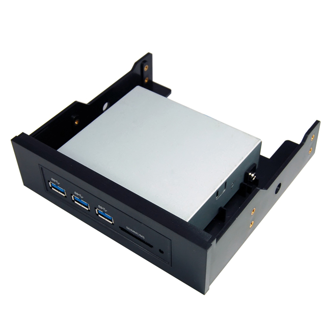 E-110 Card Reader + USB 3.0 Front Panel Hub