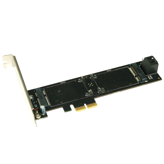 A-560 PCIe mSATA+SATA 4 Channel 6G Adapter