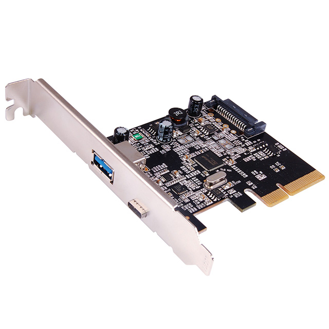 U-1770 PCIe 2-Port USB3.1 Gen2 Card(1A+1C)